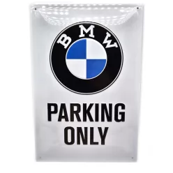 Doar parcare BMW placă metalică (20x30 cm)