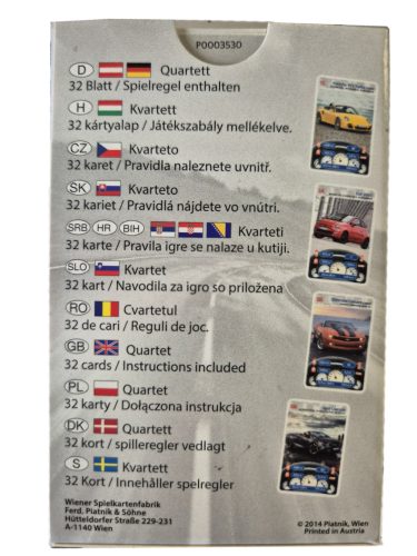 Cabriolete cabrio kabrio mașini cărți de joc auto cărți de joc auto