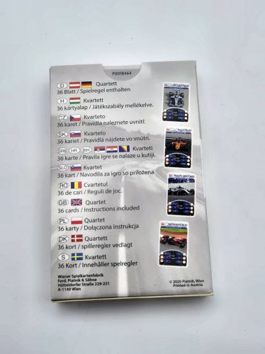 RACE CARS - F1 - cărți quartet mașini de curse - joc de cărți 