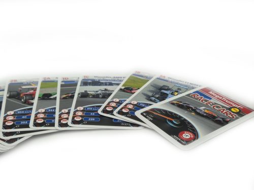 RACE CARS - F1 - cărți quartet mașini de curse - joc de cărți 