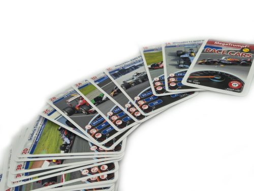 RACE CARS - F1 - cărți quartet mașini de curse - joc de cărți 