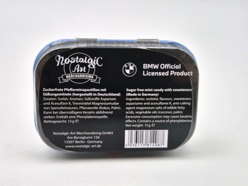 Doar pentru motocicliștii BMW cutie metalică cu bomboane (15g)