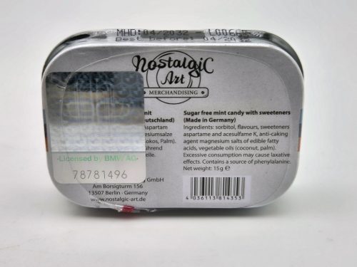 BMW Motorsport Tradiție de Viteză - cutie metalică de bomboane (15g)