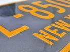 Plăcuță de înmatriculare metalică americană SUA - New York