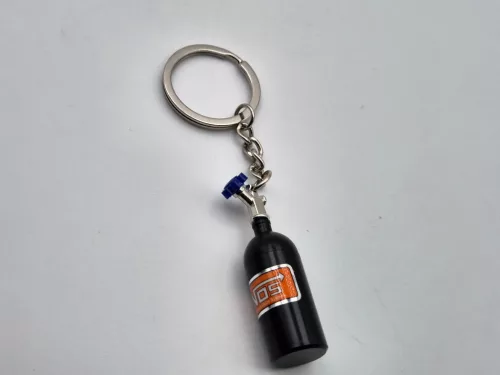 Butelie NOS nitro - negru - breloc pentru chei