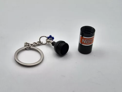 Butelie NOS nitro - negru - breloc pentru chei