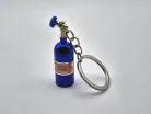 Butelie NOS nitro - albastru - breloc suport chei