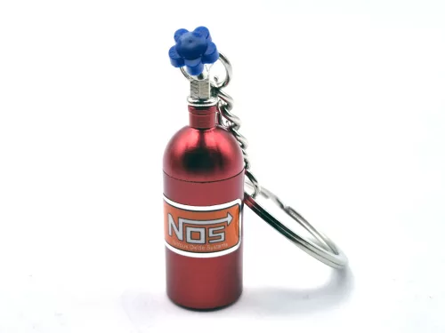 NOS nitro butelie - roșu - breloc suport chei