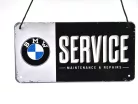 Placă metalică de agățat BMW Service (20x10cm)