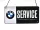 Placă metalică de agățat BMW Service (20x10cm)