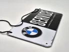 Placă metalică de agățat BMW Service (20x10cm)