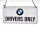 Placă metalică suspendată doar pentru șoferii BMW (20x10cm)