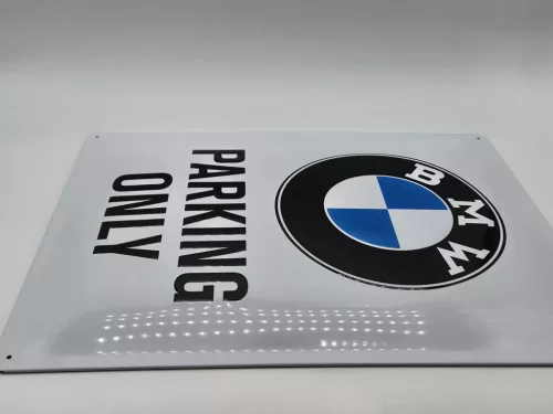 Parcare BMW doar placă metalică (30x40cm)