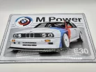 BMW E30 M3 M power - placă metalică (40x30cm)