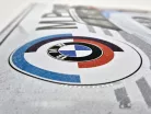 BMW E30 M3 M power - placă metalică (40x30cm)