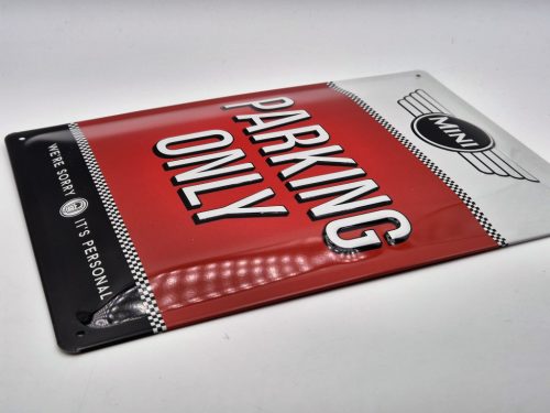 Parcare MINI doar placă metalică semn metalic (20x30 cm)