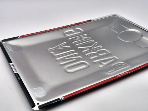Parcare MINI doar placă metalică semn metalic (20x30 cm)