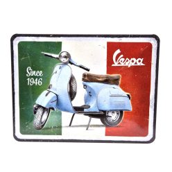 Vespa - placă metalică pentru femei (20x15cm)