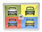 Trabant Trabi - placă metalică (20x15cm)