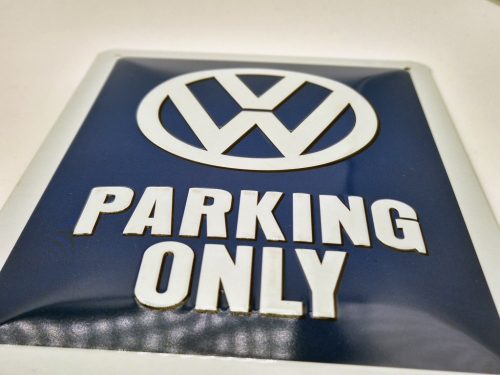Volkswagen VW Parcare Exclusivă - placă metalică (15x20cm)