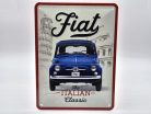 Fiat 500 - placă metalică (15x20cm)