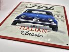 Fiat 500 - placă metalică (15x20cm)
