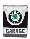 Skoda Garage - placă metalică (15x20cm)