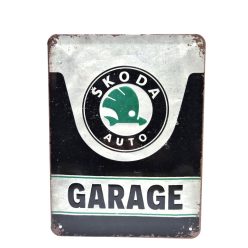 Skoda Garage - placă metalică (15x20cm)