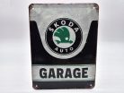Skoda Garage - placă metalică (15x20cm)