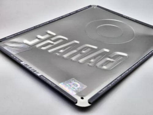 BMW Garage - placă metalică (15x20cm)