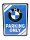 Parcare BMW Doar - placă metalică (15x20cm)
