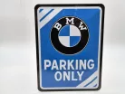 Parcare BMW Doar - placă metalică (15x20cm)