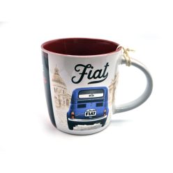 Fiat 500 - Bucură-te de vremurile bune - cană ceramică