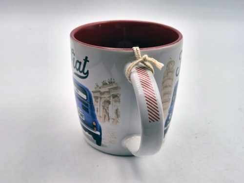 Fiat 500 - Bucură-te de vremurile bune - cană ceramică