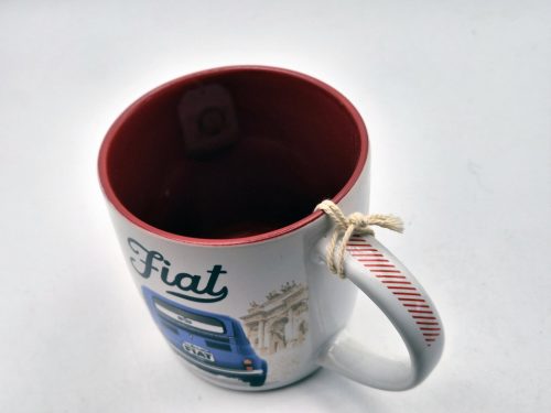 Fiat 500 - Bucură-te de vremurile bune - cană ceramică