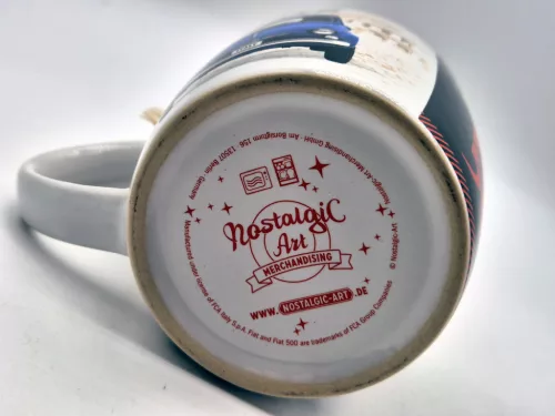 Fiat 500 - Bucură-te de vremurile bune - cană ceramică