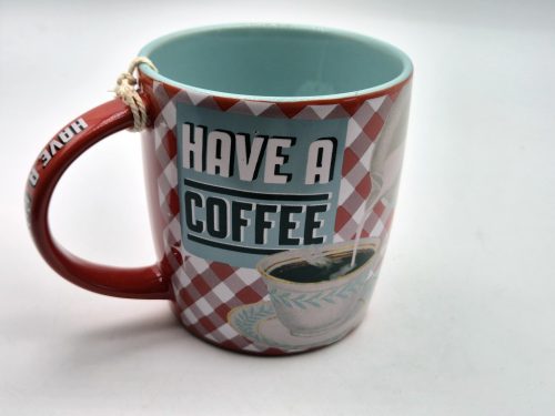 Savurează o cafea - cană de ceramică