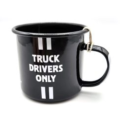   Mercedes Benz - Doar pentru șoferii de camioane - Calitatea durează mai mult - cană de metal