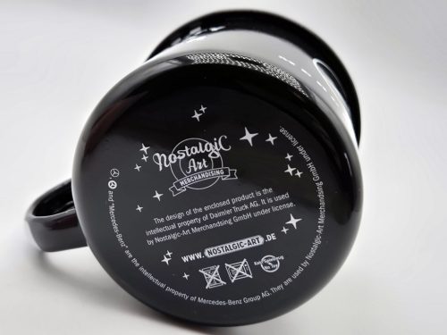 Mercedes Benz - Doar pentru șoferii de camioane - Calitatea durează mai mult - cană de metal