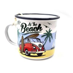   Volkswagen VW Transporter T1 - Viața la plajă - cană de metal