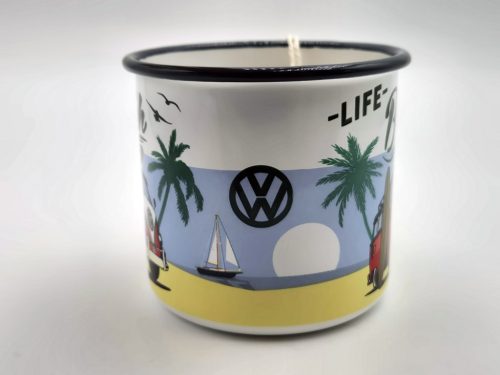Volkswagen VW Transporter T1 - Viața la plajă - cană de metal