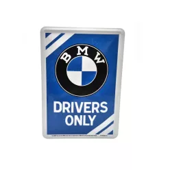  Doar șoferii BMW placă metalică fémplakát carte poștală metalică (10x14cm)