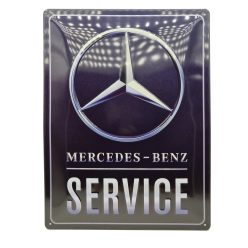 Service Mercedes - Benz - placă metalică (30x40cm)