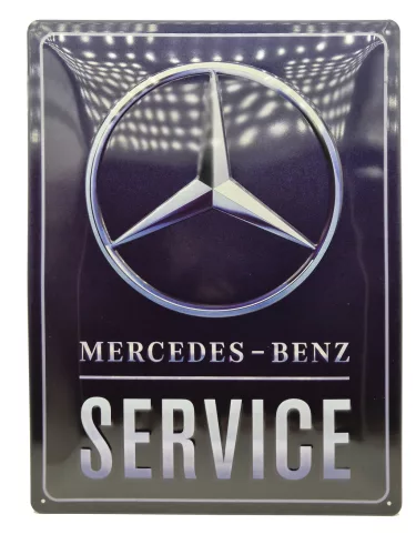Service Mercedes - Benz - placă metalică (30x40cm)