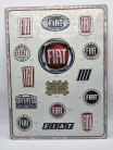 Logo Fiat - placă metalică (30x40cm)