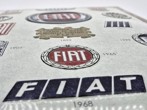 Logo Fiat - placă metalică (30x40cm)