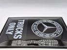 Mercedes - Benz - doar camioane - placă metalică (30x40cm)