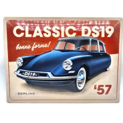 Citroen DS 19 - placă metalică (40x30cm)