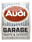 Audi Garage - placă metalică (30x40cm)