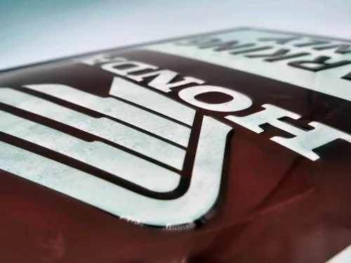 Doar parcare Honda - placă metalică (30x40cm)